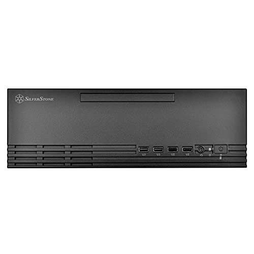 SilverStone ML11B マイクロATX PCケース 省スペース 光学スリムベイ搭載可 SST-ML11B / 国内正規流通品
