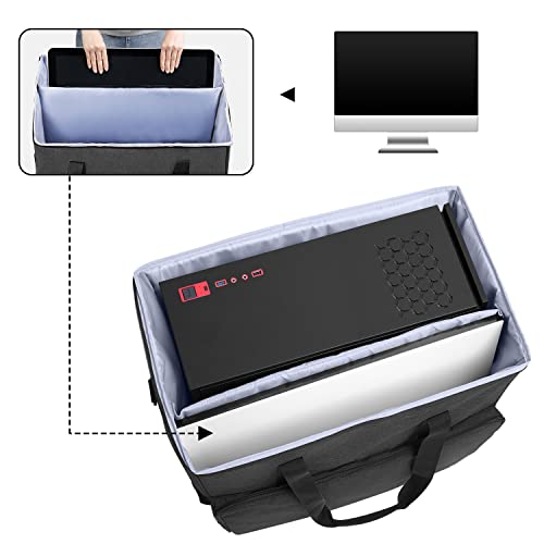 CURMIO デスクトップパソコン用キャリングケース コンピュータータワー
