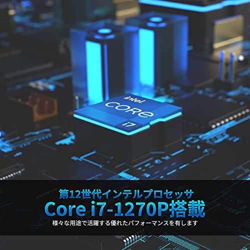 Skynew ミニPC インテル 第12世代 Core i7-1270P / 16GB RAM DDR4