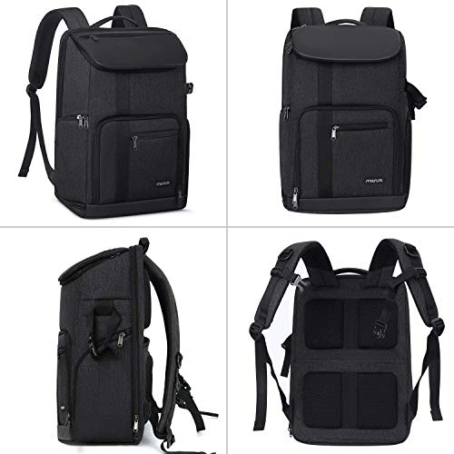 MOSISO カメラバッグ バッグパック 17.3インチ 適用機種Canon、Nikon、Fuji、ラップトップ DSLR/SLR/ミラーレス カメラケース 大容量 パソコン収納スペース付き 男女兼用 仕切り 三脚ホルダー＆レインカバー付_4