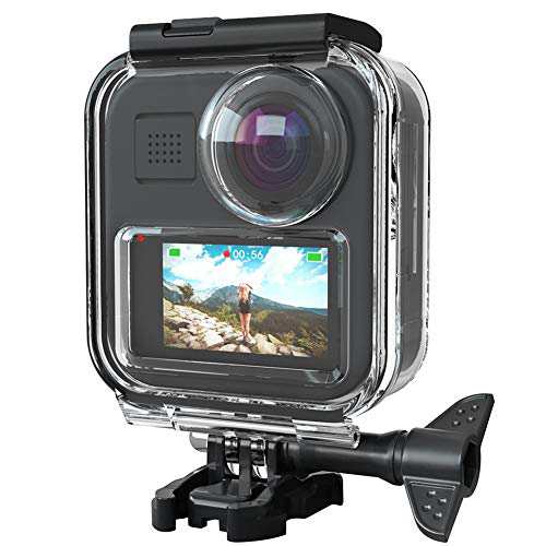 GoPro MAXパノラマアクションカメラ用の防水ハウジング、深さ20mの防水