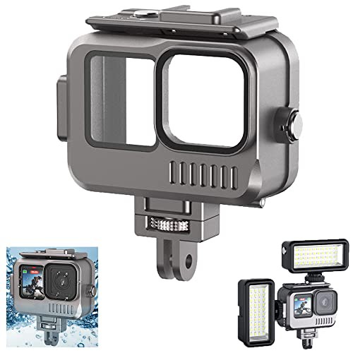 Kiowon GoPro HERO 11 HERO 10 HERO 9用 防水ケース アルミ合金