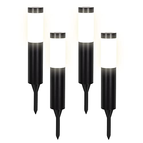 siatom ソーラーライト 屋外 IP65防水 明るい おしゃれ 埋め込み 自動点灯/消灯 スポットライト ガーデンライト 360度照明範囲 最大12時間連続点灯 防塵 光度センサー 庭 玄関 車道 歩道 景観 ライトアップ 防犯 (暖の通販は 9,500円