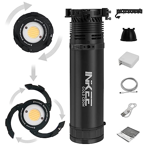 INKEE GLOD CROW GC60X5 60W バイカラー LEDビデオライト 撮影