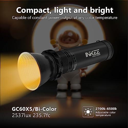 INKEE GLOD CROW GC60X5 60W バイカラー LEDビデオライト 撮影 INKEE GLOD CROW GC60X5 60W バイカラー LEDビデオライト 撮影