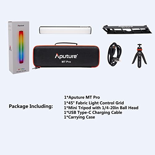 Aputure MT Pro RGB LED ライト ワンド スティック、バイカラー 2000K 
