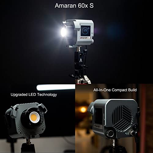 Aputure正規品」Amaran 60D S 小型 LED ビデオ 撮影 ライト 65W 出力