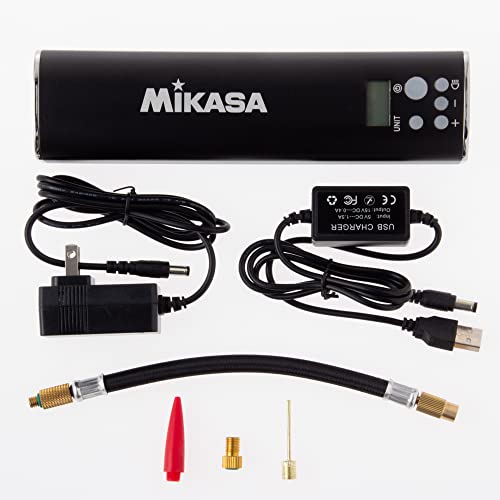 ミカサ(MIKASA) 空気入れ ボール用 電動エアーポンプ AC-EP100 ブラック