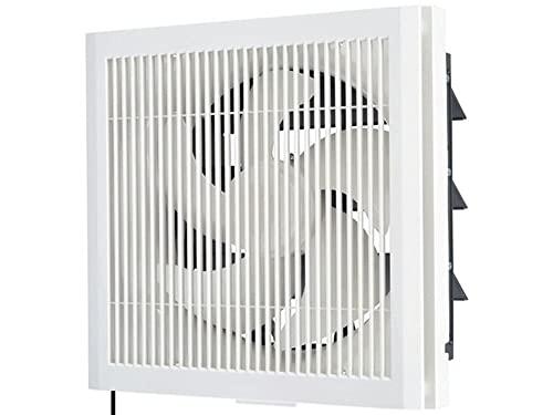 三菱電機(MITSUBISHI ELECTRIC) 標準換気扇クリーンコンパック 格子タイプ 連動式シャッター引きひも付 20cm 白 EX-20LK9-C