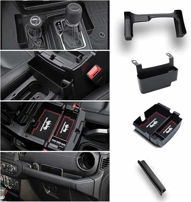 センターコンソールオーガナイザートレイ Wrangler JL JLU 2018 2019 2020 2021 2022 グラディエーター