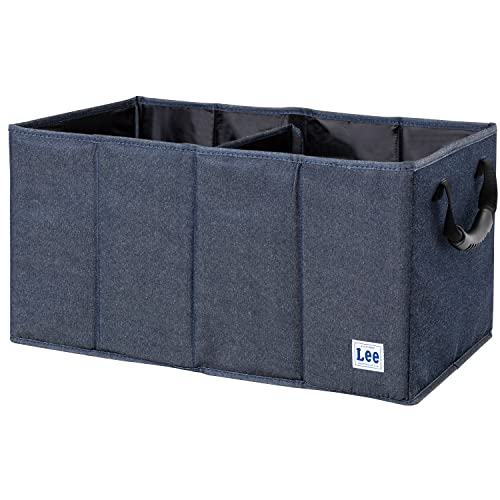 ボンフォーム(BONFORM) 収納 Leeデニム 収納ボックス 33x58x30cm ブルー 7413-46BL