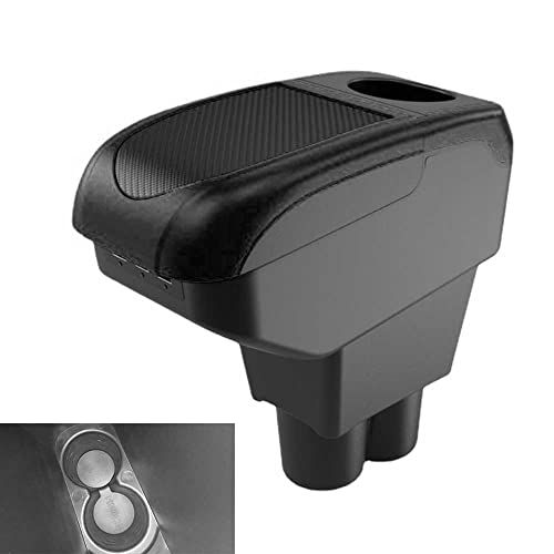 【RUIYA】スズキ アルト ターボRS アームレストアルトワークス HA36Sアームレスト コンソールボックス 小物入れ スズキ アルト肘掛け 肘置き コンソール収納アームレスト USB充電ポート付き 疲労軽減 (?K)