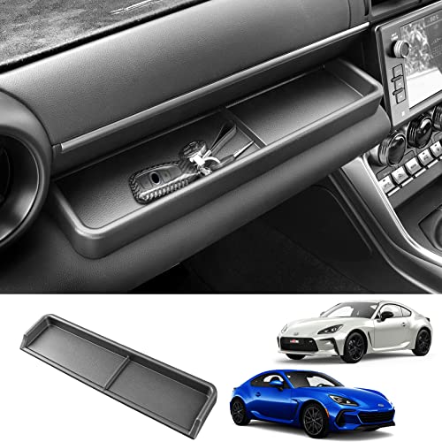 KUNGKIC 2022 2021 トヨタ GR86 ZN8 スバル BRZ ZD8適用 グローブボックス 収納 副操縦士収納ボックス ダッシュボード収納 小物入れ カスタム 内装パーツ 装飾フレーム 車種専用設計 アクセサリー