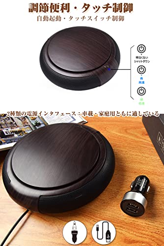 車載空気清浄機 脱臭・アロマセラピー・ソーラー イオン発生器 車内まるごと空気清浄 クリーナー 小型 静音 コンパクト 車用 家庭用 コンパクト PM2.5 花粉 消臭