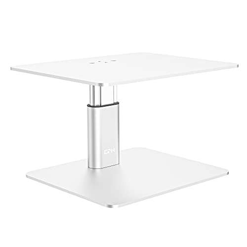 EPN モニター台 モニタースタンド ディスプレイ台 11cm~17cm 高さ調節 耐荷重15kg 金属製 安定 机上台 パソコン台 液晶モニター台 ディスプレイスタンド パソコンスタンド 組み立て 姿勢改善 パソコン周り (銀色)の通販は 5,278円