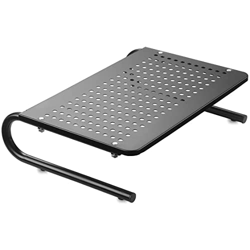 Bracwiser 机上台 モニター台 ノートパソコンスタンド モニタースタンド キーボード収納 机上収納 デスク上置棚 耐荷重20kg MST004