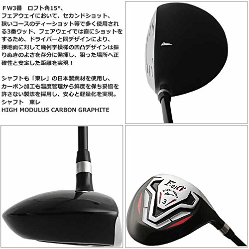 WORLD EAGLE F-F-01α クロス クラブセット 10本 右用/R バッグ:F-01α赤 