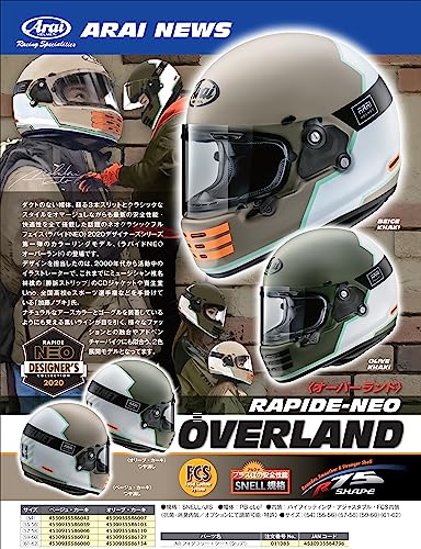 アライ　RAPIDE NEO フルフェイスヘルメット おしゃれヘルメット】ロアーズが手掛けたアライ「ラパイドNEO」がアーティスティックすぎる！ - webオートバイ