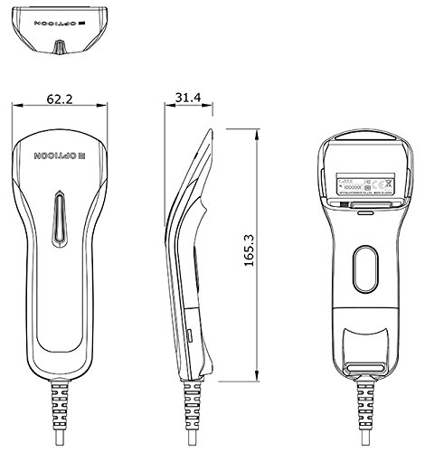 オプトエレクトロニクス 1次元/2次元コード対応ハンディスキャナー L