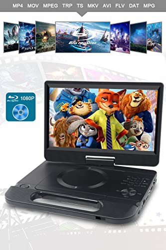 FANGOR ポータブルブルーレイプレーヤー 12.5型 10.1インチ 回転