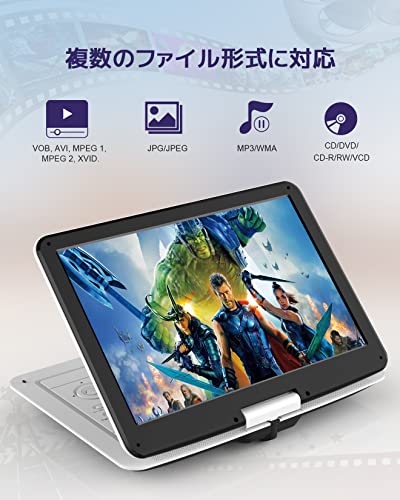 ポータブルDVDプレーヤー 15.5型 FANGOR 車載携帯式DVD 大容量