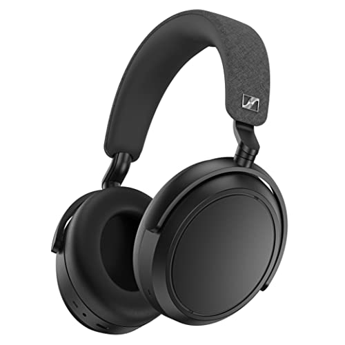 ゼンハイザー Sennheiser ワイヤレスヘッドホン MOMENTUM 4 Wireless Black 高性能ドライバー ノイズキャンセリング 60時間再生 タッチパネル 低遅延 aptX Adaptive マルチポイント