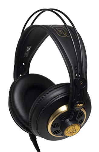 AKG 有線 セミオープン型ヘッドホン スタジオモニター K240S【国内正規品】 ブラック