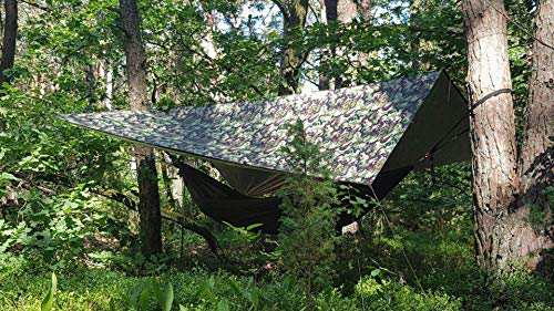 【BUSHMEN travel gear】 【ブッシュメン トラベル ギア】Thermo-tarp 3x3 CAMO サーモ タープ 迷彩 日本正規品