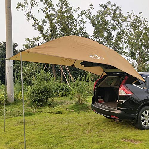 Kadahis タープ テント カーサイドタープ 車用 日よけカーテント 設営簡単 単体使用可能 4-8人用 キャンプ テント アウトドア 公園 登山 の通販は