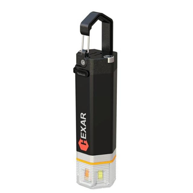 HEXAR UL4 【充電式LEDランタン】ウルトラロングライフ・長期縦走/時を楽しむキャンパーに 。 無段階調光・電球色/昼白色切替・IP66・低誘虫キャップ&amp;ポーチ付属・カラー:ブラック