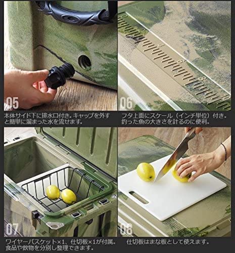 アイスランド クーラーボックス 45qt [デザートカモ / 42.6L ] TST iceland cooler box 付属品付き 最長保冷5日間 BBQ バーベキュー アウトドア キャンプ【正規品】