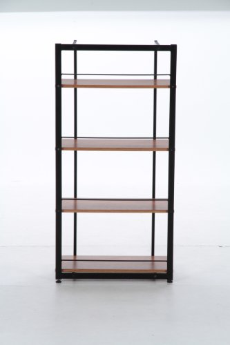 不二貿易 オープンラック 収納棚 幅60cm ブラウン スマート 34006