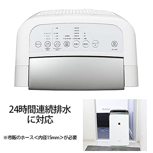 シャープ 衣類乾燥機 除湿機 18L / プラズマクラスター 7000 