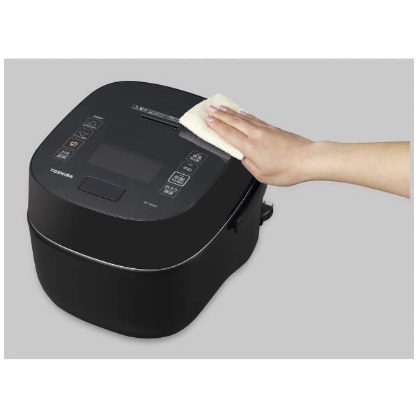 東芝 真空圧力IH RC-10VST(K) [グランブラック]/5.5合 TOSHIBA
