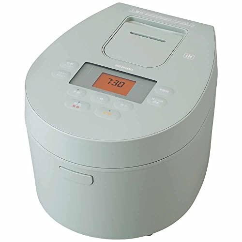 アイリスオーヤマ IH炊飯器 5.5合 IH式 50銘柄炊き分け機能 極厚火釜 ヘルシーメニュー 低温調理機能 パン・ケーキ機能 ピスタチオ RC-IL50-Gの通販は