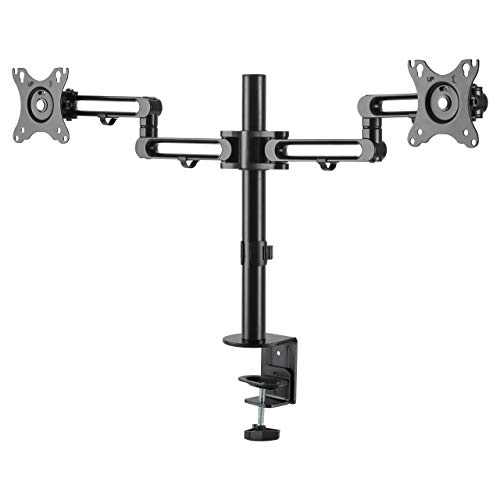 StarTech.com 液晶管する腕 2面相応う クランプくっ付ける操作手順 気泡管水準器モビール式3つがい目腕 軽銀製 ARMDUAL3
