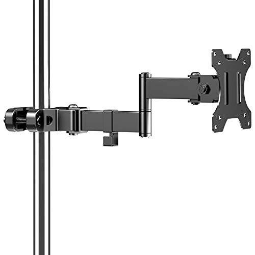 支柱取付け液晶モニターアーム ディスプレイアーム ポール取り付け 17-32インチ対応 耐荷重8kg 角度調整/回転 支柱用 ZJ35-01 ACCURTEKの通販は