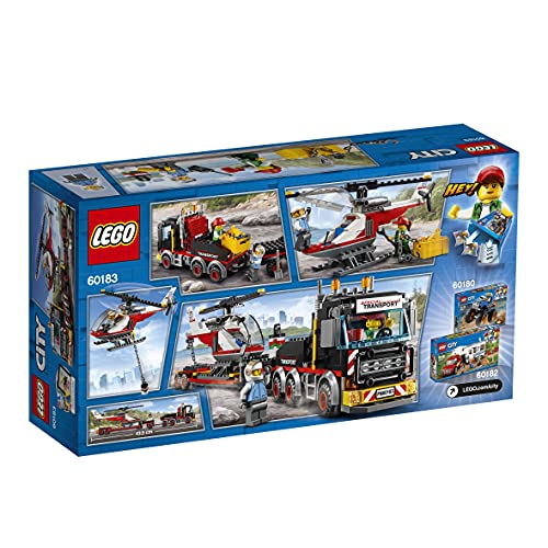 レゴ(LEGO) シティ 巨大貨物輸送車とヘリコプター 60183 ブロック