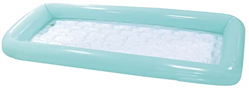 リブライト 東京ローソク ベランダロングプール 160×75×16cm 2気室 水抜き栓付き 最大水量:約62L ライトブルー、ホワイト 081847-WP00747の通販は