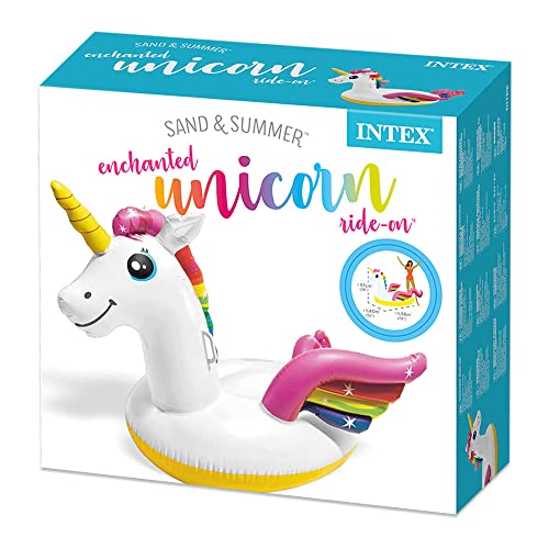 INTEX(インテックス) 浮き輪 フロート マット ユニコーンライドオン 