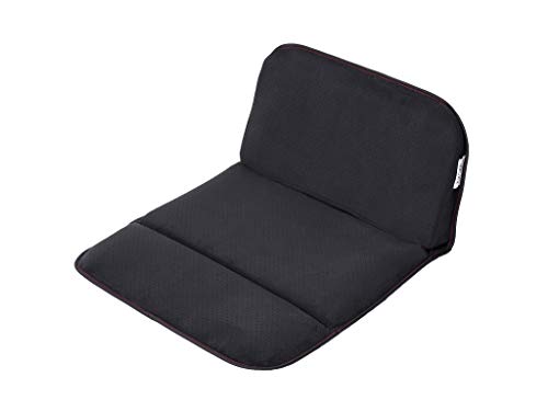 エクスジェル (EXGEL) モバイルクッションD ブラック MOB11-BK クッション お尻が痛くならない 持ち運び 日本製 折りたたみ 携帯用 コンパクト 腰当て_1