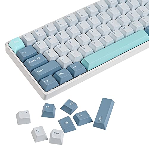 Ussixchare PBT shokoカスタムキーキャップ、168キー Cherry Profile