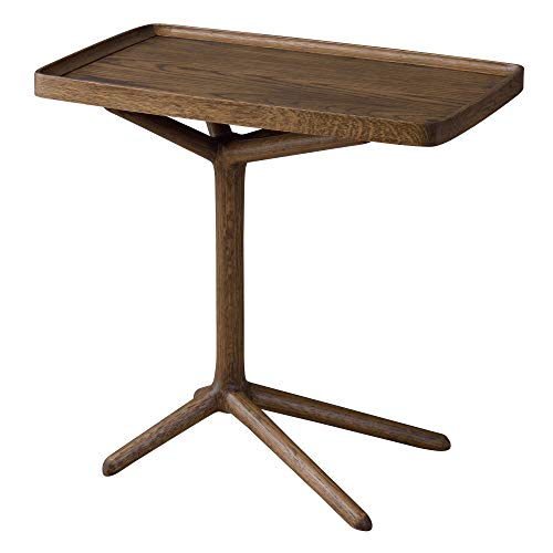 東谷 サイドテーブル ブラウン 幅54×奥行き33×高さ51/38.5cm 2WAY サイドテーブル GT-880BRの通販は 16,614円