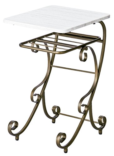 ナイトテーブル ベッドサイドテーブル ソファサイドテーブル サイドテーブル デスクサイド テーブル 机 照明台 ライトスタンド 収納棚 リビング 寝室 アンティーク お姫様 姫系 ゴールドの通販は