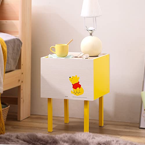 アイリスオーヤマ サイドテーブル テーブル おもちゃ 収納 ベッド横 ウッドサイドテーブル WST-300 くまのプーさんの通販は 5,900円