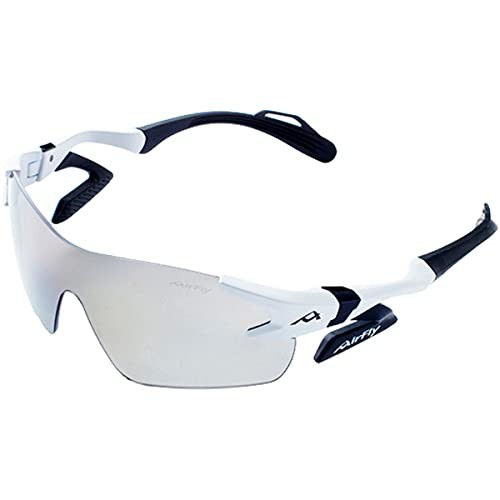 ノーズパッドレススポーツサングラス AirFly(エアフライ) AF-301 C-2 ホワイトマット ユニセックス 男女兼用の通販は