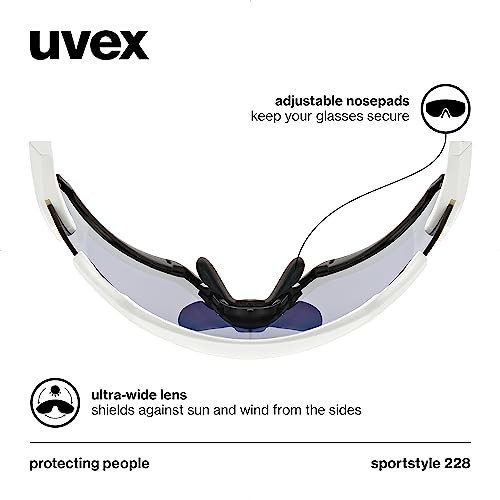 uvex(ウベックス) スポーツサングラス UV400 くもり止め ミラーレンズ 自転車/アウトドア sportstyle 228