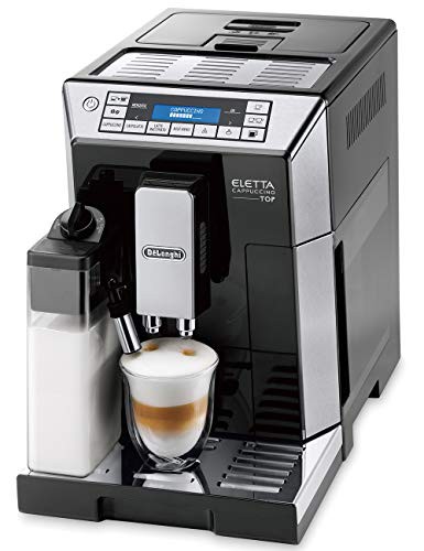 【ハイエンドモデル】デロンギ(DeLonghi) コンパクト全自動コーヒーメーカー エレッタ 自動カフェラテ・カプチーノ機能 ラテメニュー7種