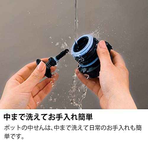 サーモス(THERMOS) 真空断熱ポット コーヒーメーカー 0.63L ブラック ECJ-700 BK