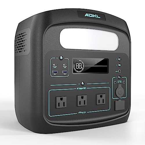 ADKL ポータブル電源 ポータブルバッテリー 大容量 400000mAh 1280Wh ...